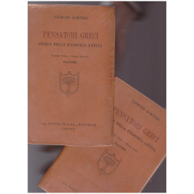 PENSATORI GRECI STORIA DELLA FILOSOFIA ANTICA VOLUME TERZO PARTE PRIMA E SECONDA
