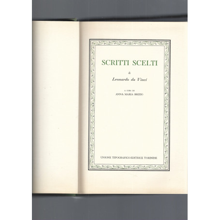 SCRITTI SCELTI