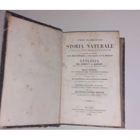 Corso elementare di Storia naturale. Geologia