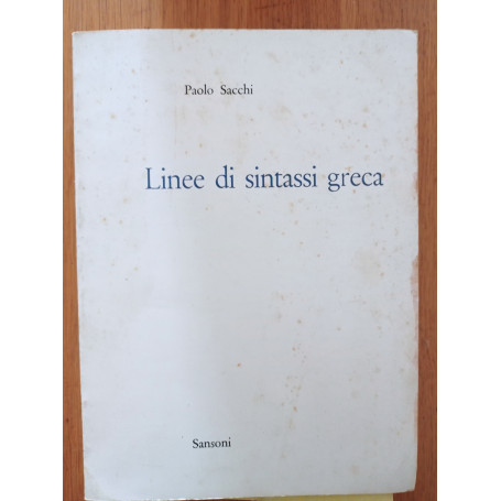 Linee di sintassi greca