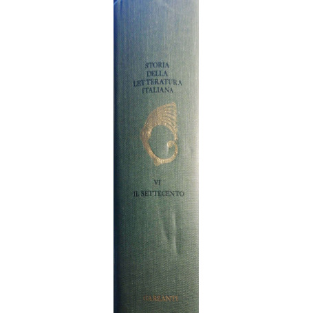 Storia della Letteratura italiana vol. VI  il Settecento
