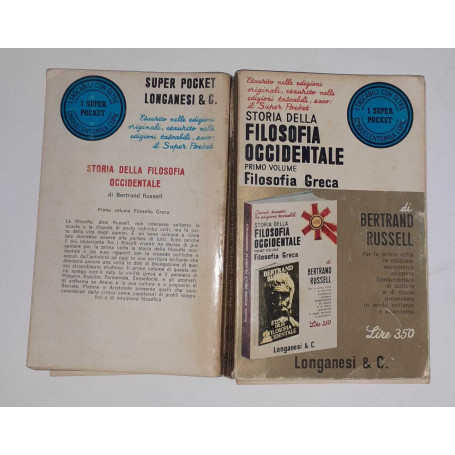 Storia della filosofia occidentale. Filosofia greca. Volume primo