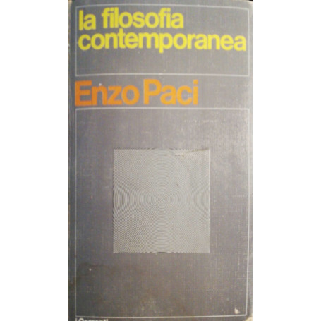 La filosofia conemporanea