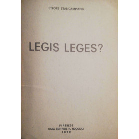 Legis Leges?