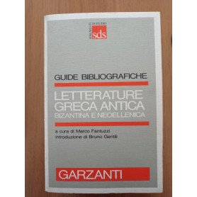 Letterature greca antica bizantina e neoellenica
