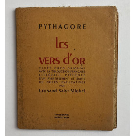 Les Vers d'or