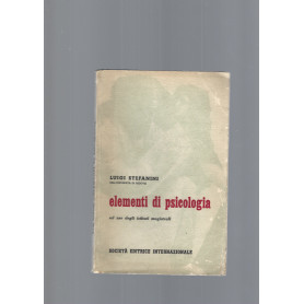 ELEMENTI DI PSICOLOGIA