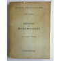 Lezioni di microbiologia. Anno accademico 1967-1968