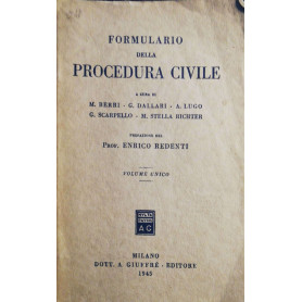 Formulario della procedura civile
