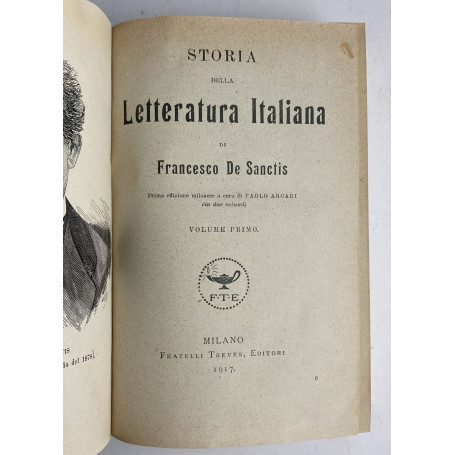 Storia della letteratura italiana. Vol. 1