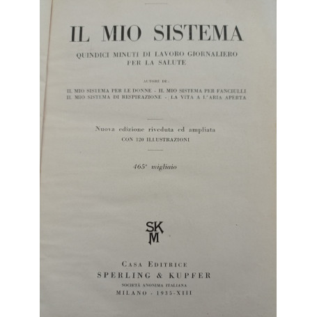 Il mio sistema