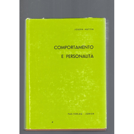 COMPORTAMENTO E PERSONALITA'