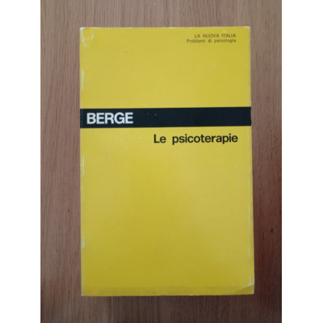 Le psicoterapie