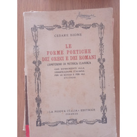 Le forme poetiche dei greci e dei romani