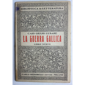 Biblioteca di letteratura: La guerra gallica. Libro sesto