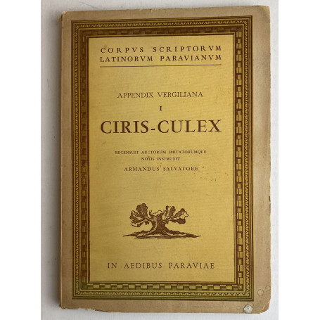 Appendix vergiliana. Ciris-Culex