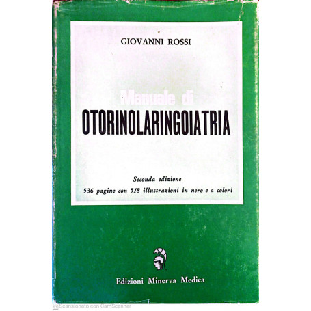 Manuale di Otorinolaringoiatria