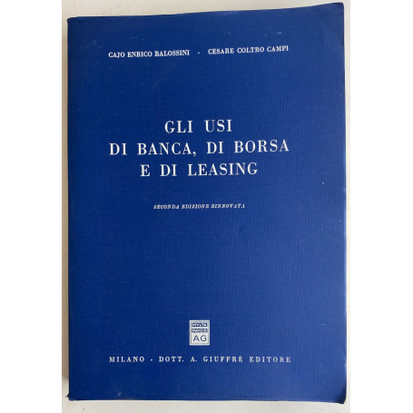 Gli usi di banca di borsa e di leasing