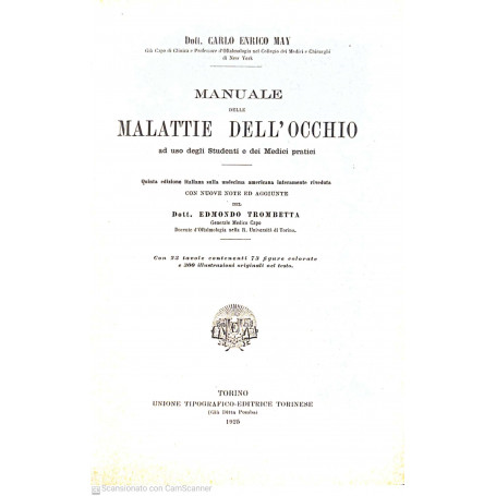 Manuale delle malattie dell' occhio