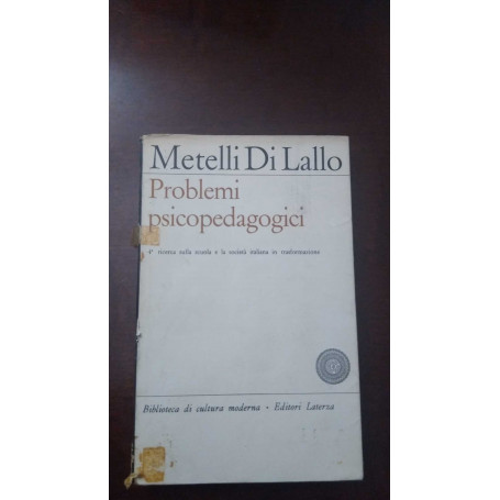 Problemi psicopedagogici