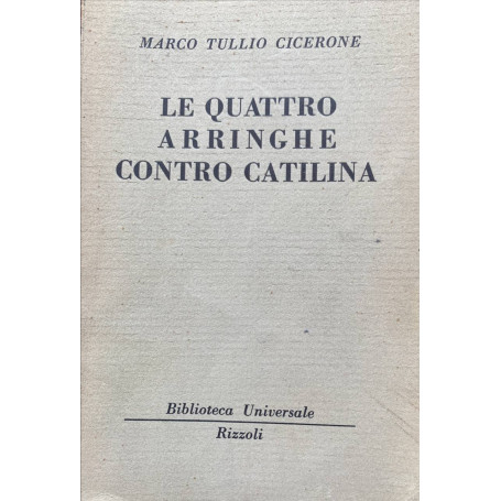 Le quattro arringhe contro Catilina