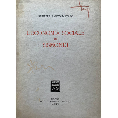 L'economia sociale di Sismondi