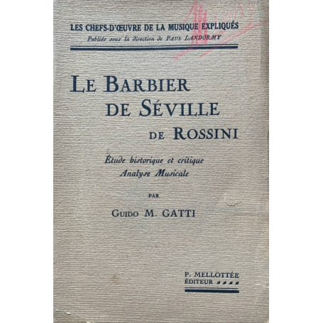 Le barbier de Seville de Rossini
