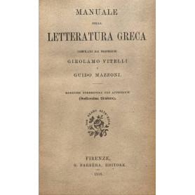Manuale della letteratura greca