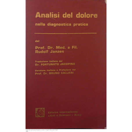 Analisi del dolore nella diagnostica pratica