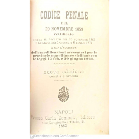 Codice e procedura penale