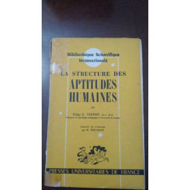 La structure des aptitudes hamaines