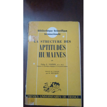 La structure des aptitudes hamaines