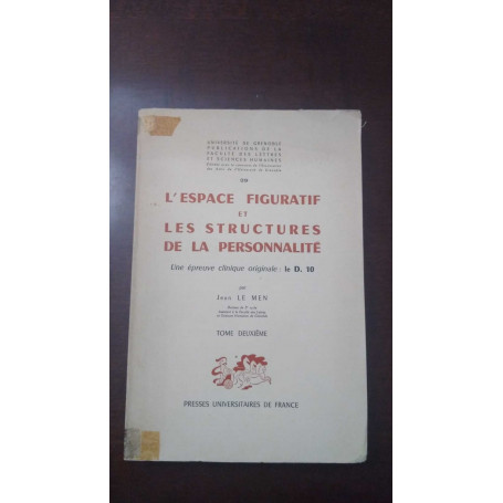 L'espace figuratif et le structures de la personnalitè - 2 volume