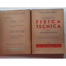 Corso di fisica tecnica. Volume 1. Termodinamica