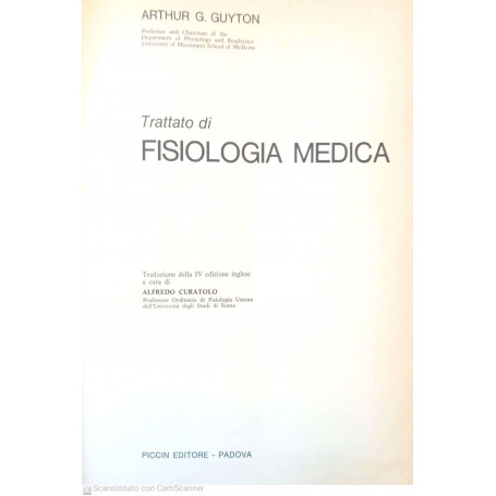 Trattato di fisiologia medica