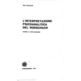 L 'interpretazione psicoanalitica del rorschach