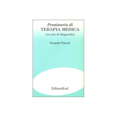 Prontuario di terapia medica con note di diagnostica