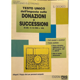 Testo unico dell'imposta sulle donazioni e successioni