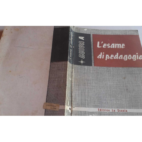 L'esame di pedagogia dei concorsi magistrali: Guida A