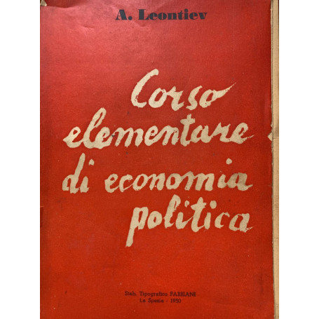Corso elementare di economia politica