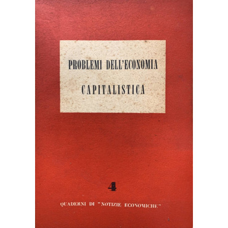 Problemi dell'economia capitalistica