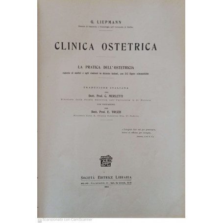 Clinica ostetrica la pratica dell'ostetricia