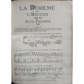 La Boheme. Acte Premier