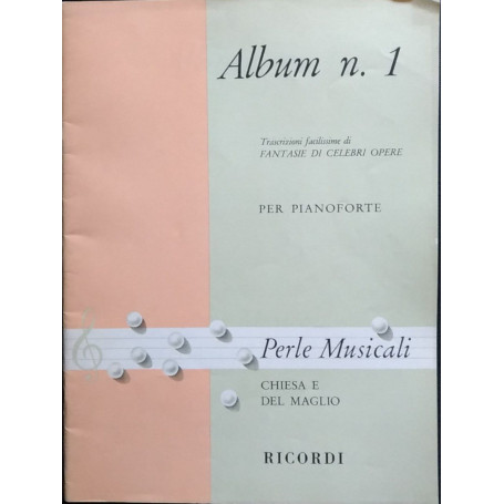Album n. 1 per pianoforte