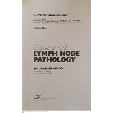 Atlas of lymph node pathology. Volume 1