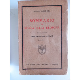 Sommario di storia della filosofia