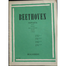 Sonata. Op. 13 "Patetica" per pianoforte