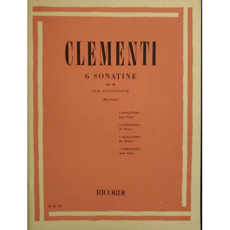 6 sonatine. Op. 36 per pianoforte