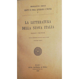 La letteratura della nuova Italia Vol III