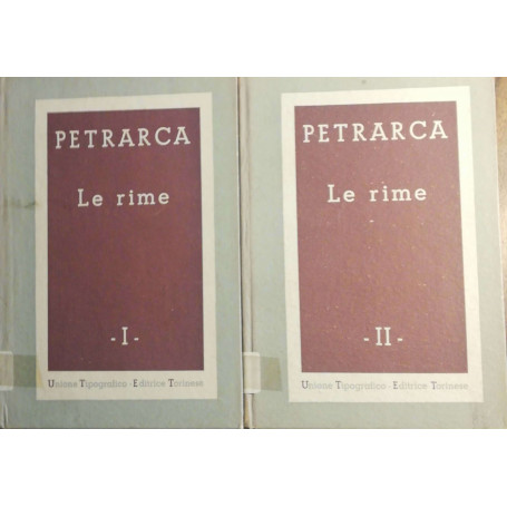 Le rime Vo. I e II